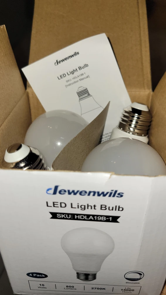 LED Light Bulbs - 4 Pack - New!