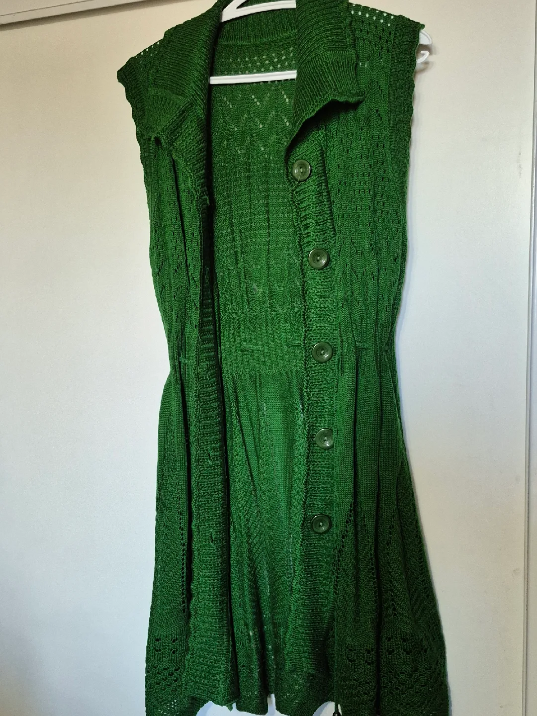 Green Knit Sweaer Dress image indicator(2)