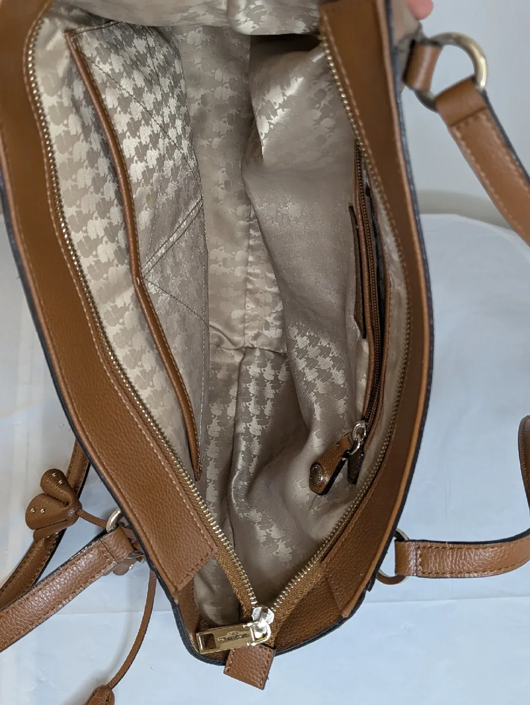 Karl Lagerfeld Monogram Brown Tote Bag image indicator(6)