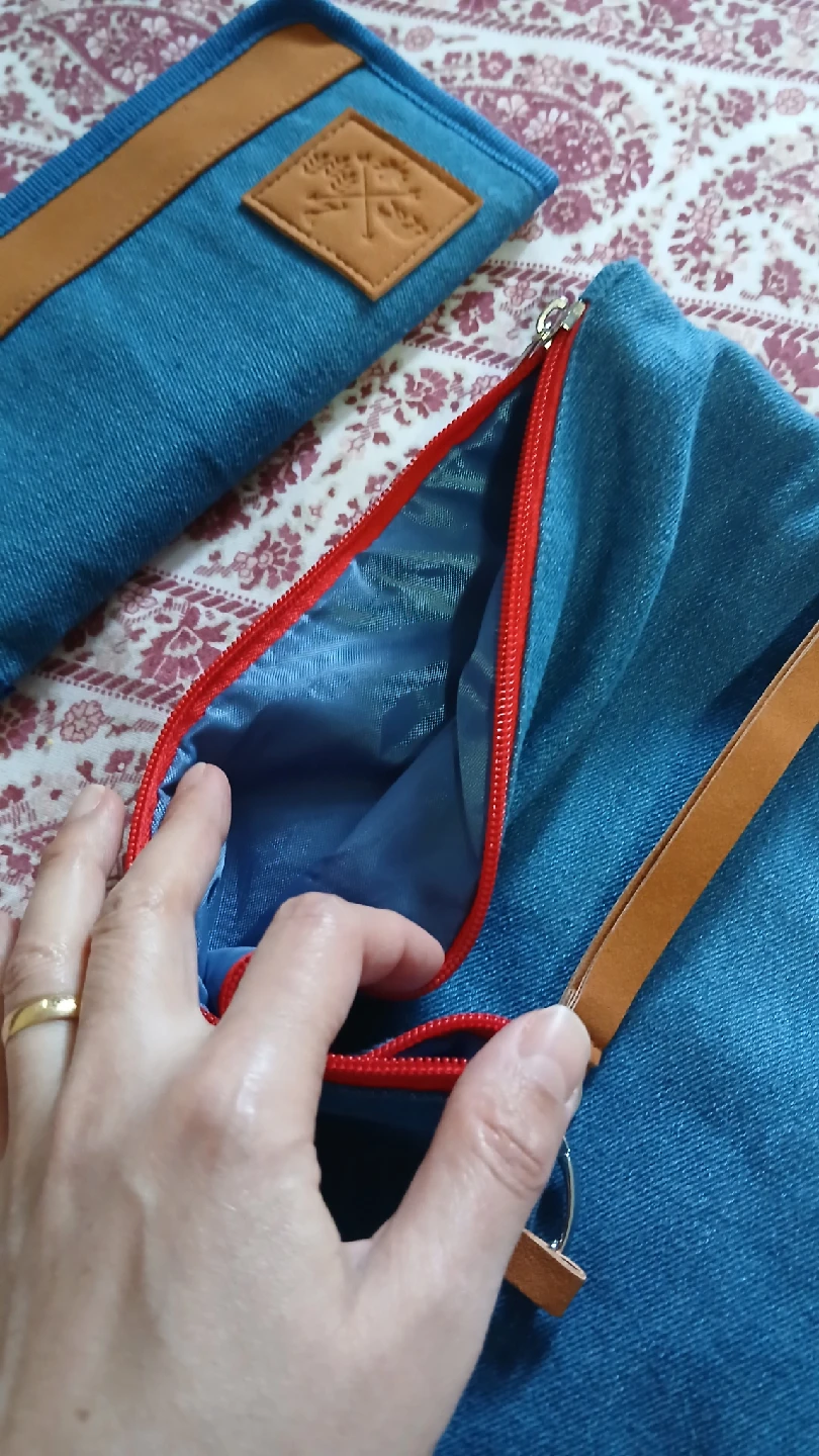 Denim Clutch and Wallet Set - photo 3