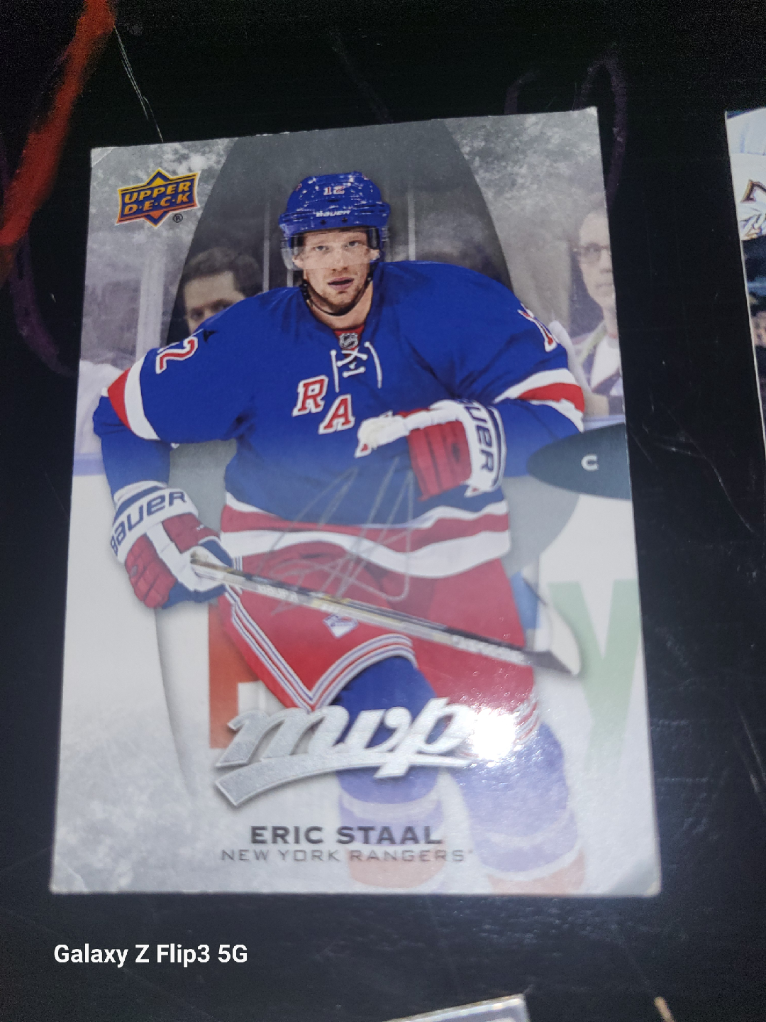 Eric Staal Upper Deck MVP Hockey Card