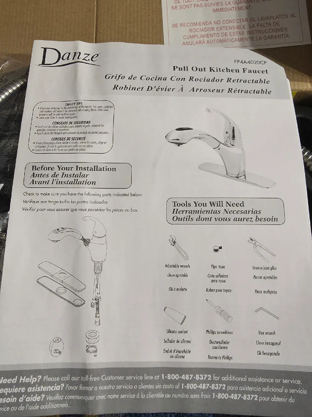 Danze Ashbury Pullout Kitchen Faucet - NEW! image indicator(3)