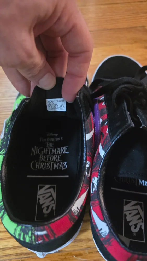 Vans x Nightmare Before Christmas Shoes, Size 10 image indicator(3)
