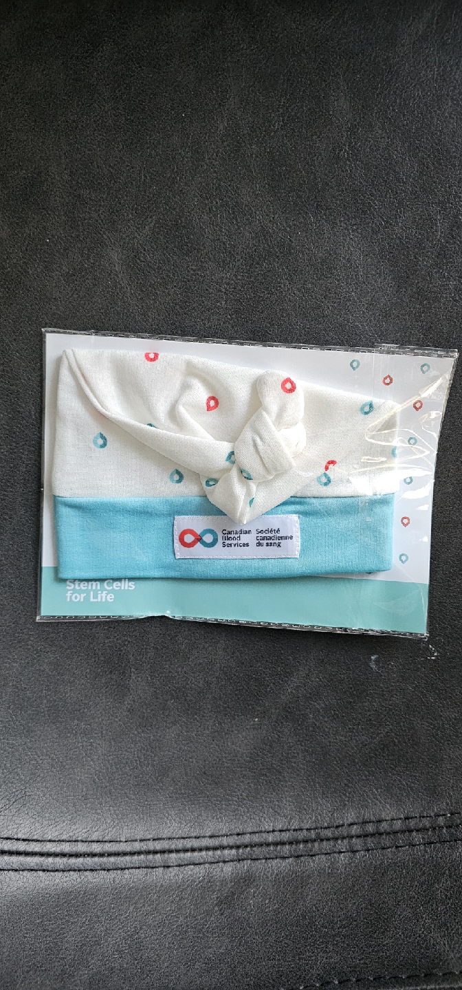 🥕Canadian Blood Services Baby Headband - New