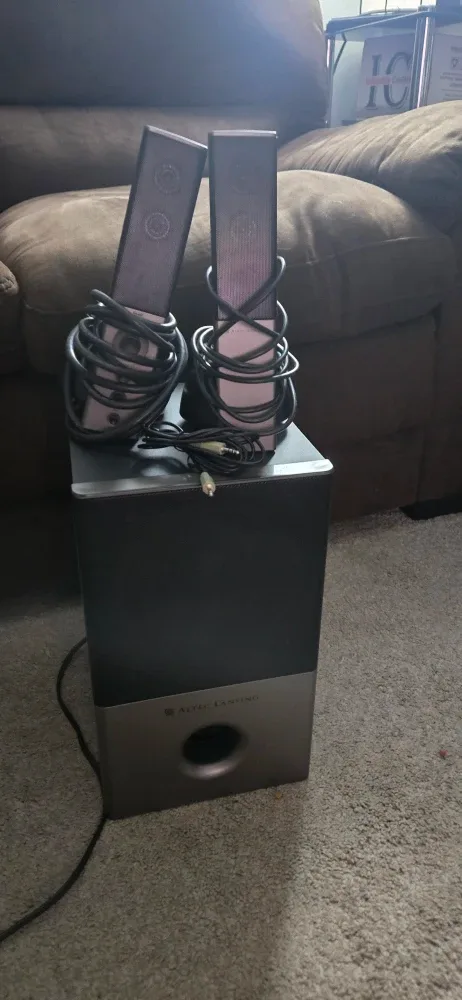 Altec Lansing Vintage Speakers and Subwoofer VS4121