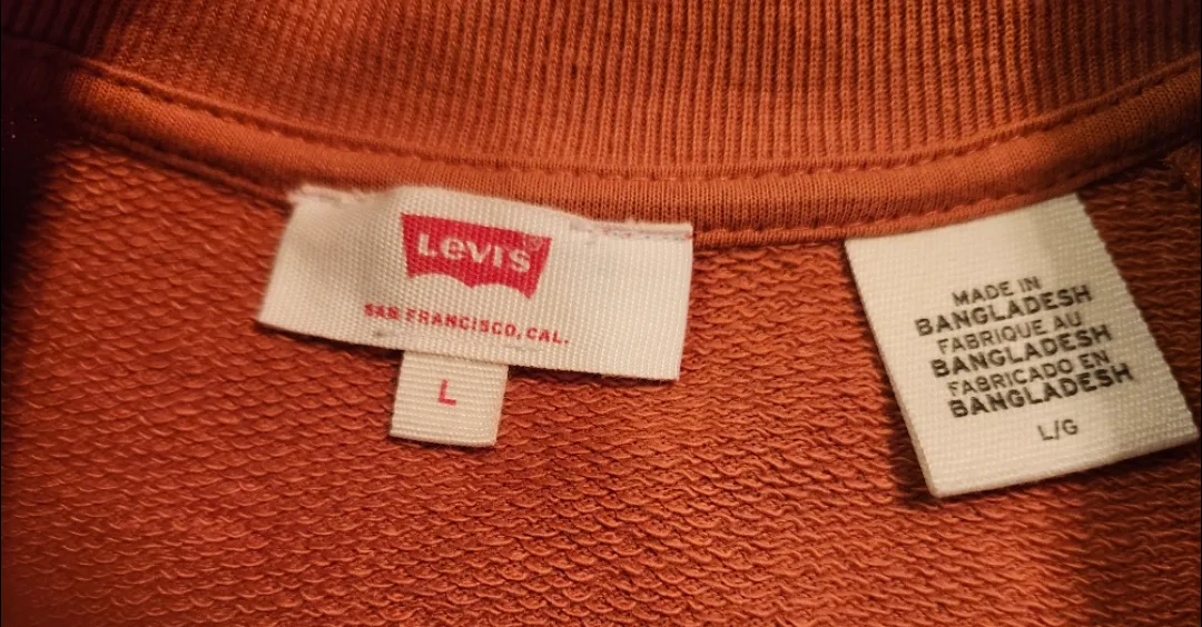 Levi's Sweatshirt - Size L - Copper image indicator(2)