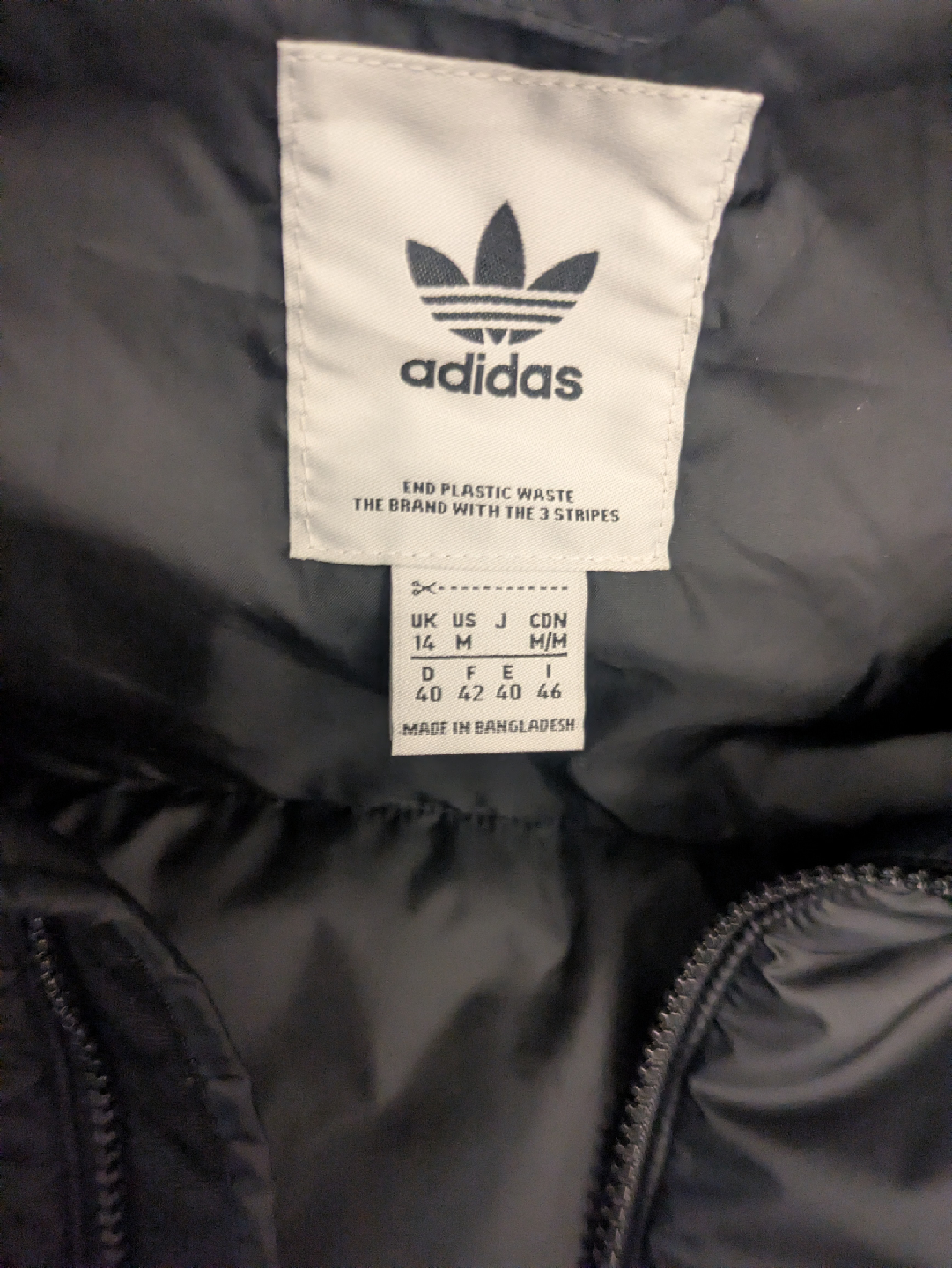 Adidas Puffer Jacket - Black, Size M women - photo 2