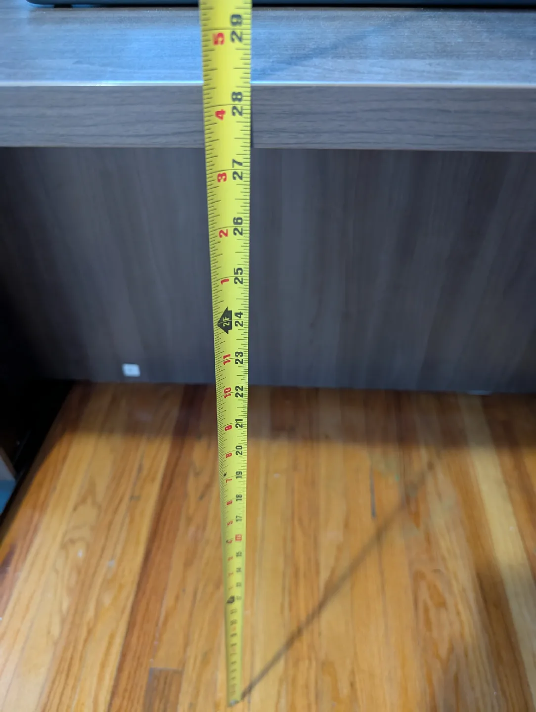 Heavy Duty Adjustable Height Standing Desk, Brown, 48"x24" image indicator(4)