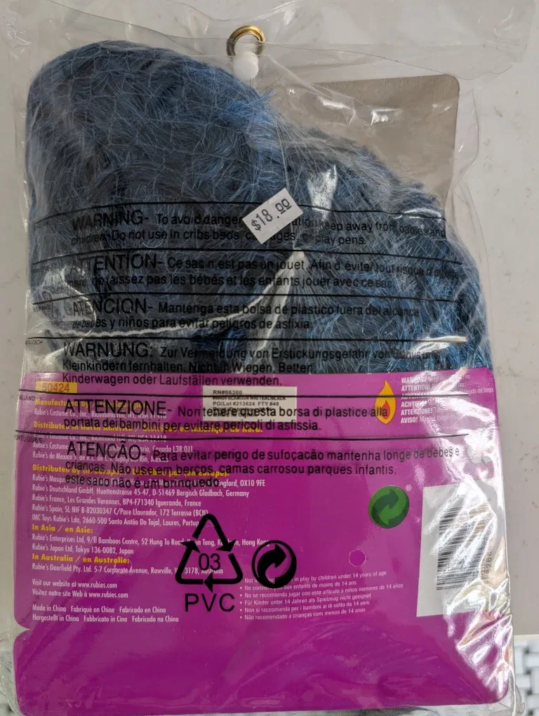 Rubie's Glamour Wig - Blue image indicator(2)