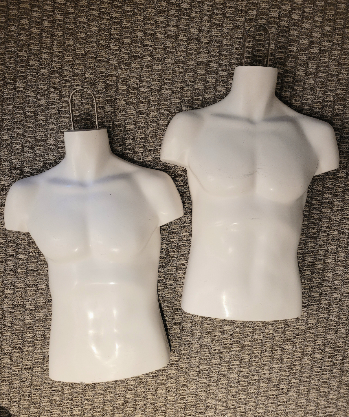 Hanging male mannequin torso (backless)