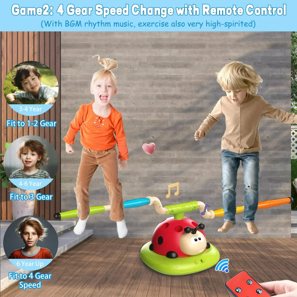 3-in-1 Musical Jump & Toss Rocket Launcher Toy image indicator(4)