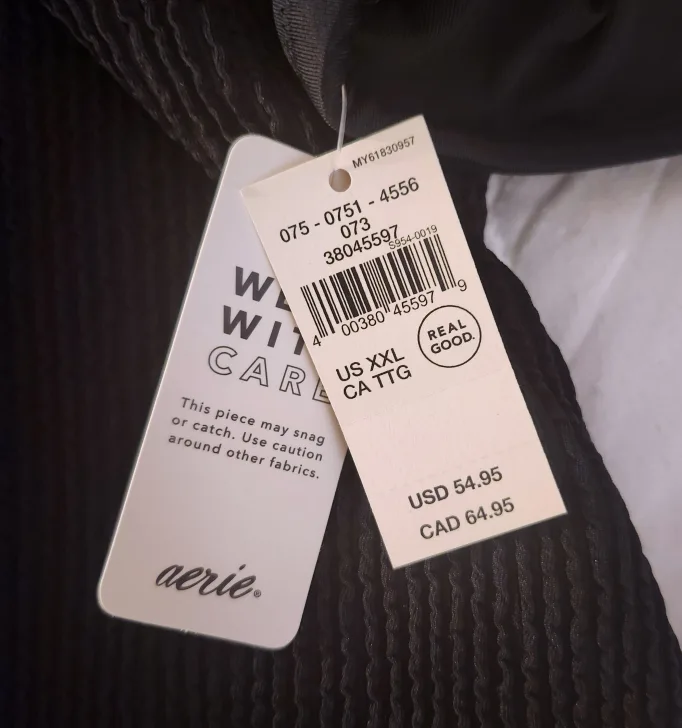 New Aerie Black One Piece Swimsuit image indicator(3)