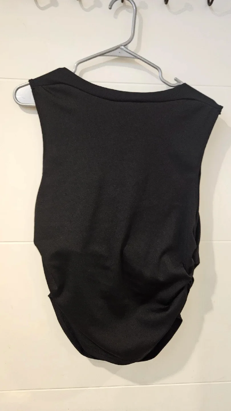Plus Black Sleeveless Top image indicator(2)