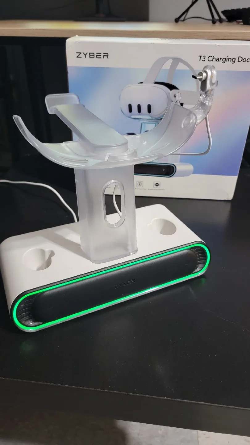 Zyber T3 Charging Dock for Meta Quest 3 -  New! thumbnail