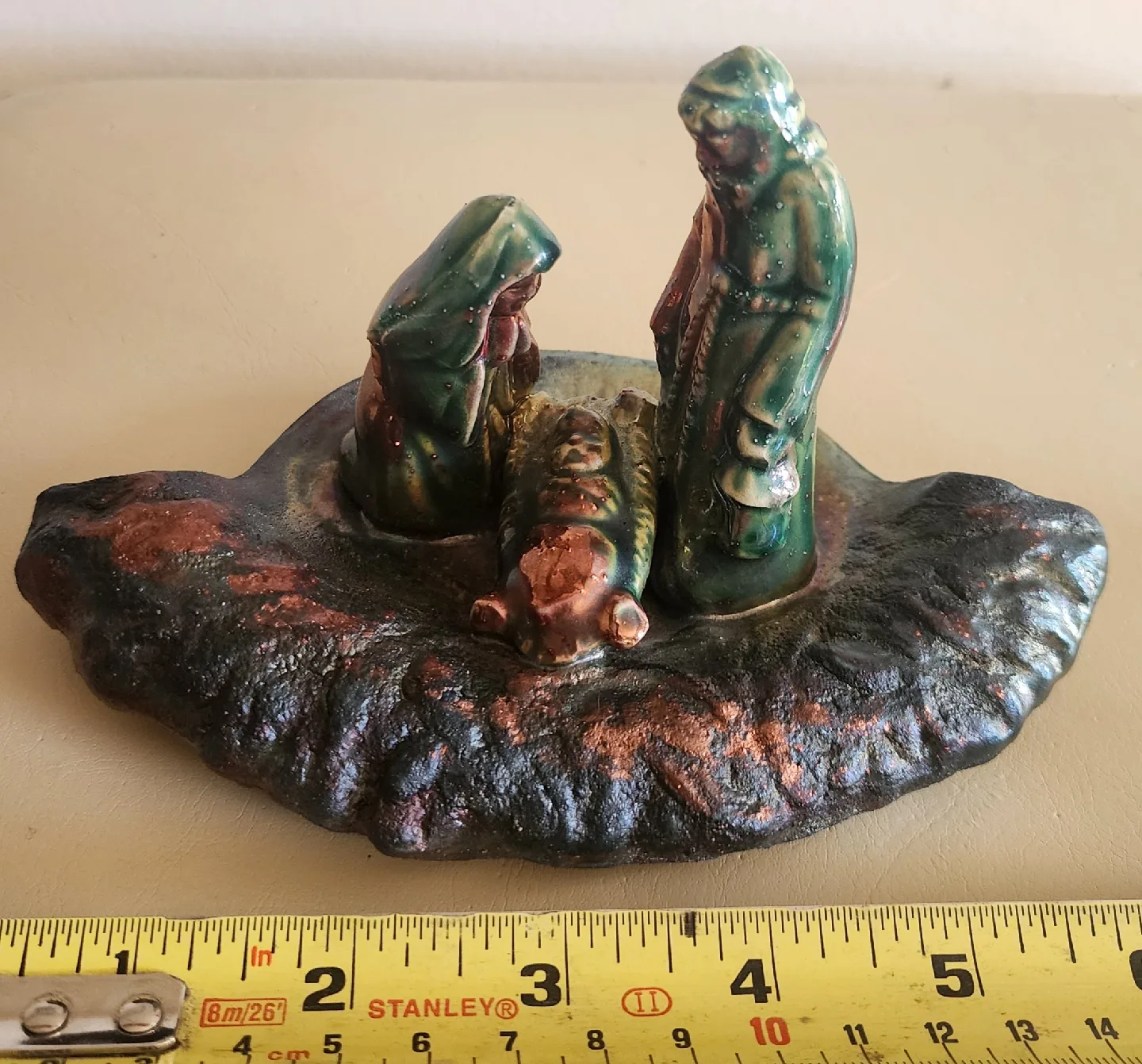 Raku Pottery Nativity Scene thumbnail