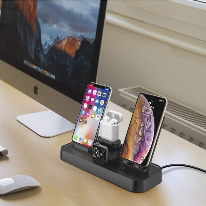 Wireless Charger, 4 in 1 Charging Station - photo 3
