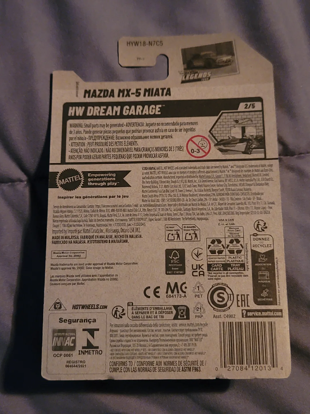 New Hot Wheels Legends Tour Mazda MX-5 Miata image indicator(6)