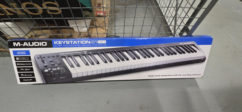 New M-Audio Keystation 61 MK3 USB MIDI Keyboard