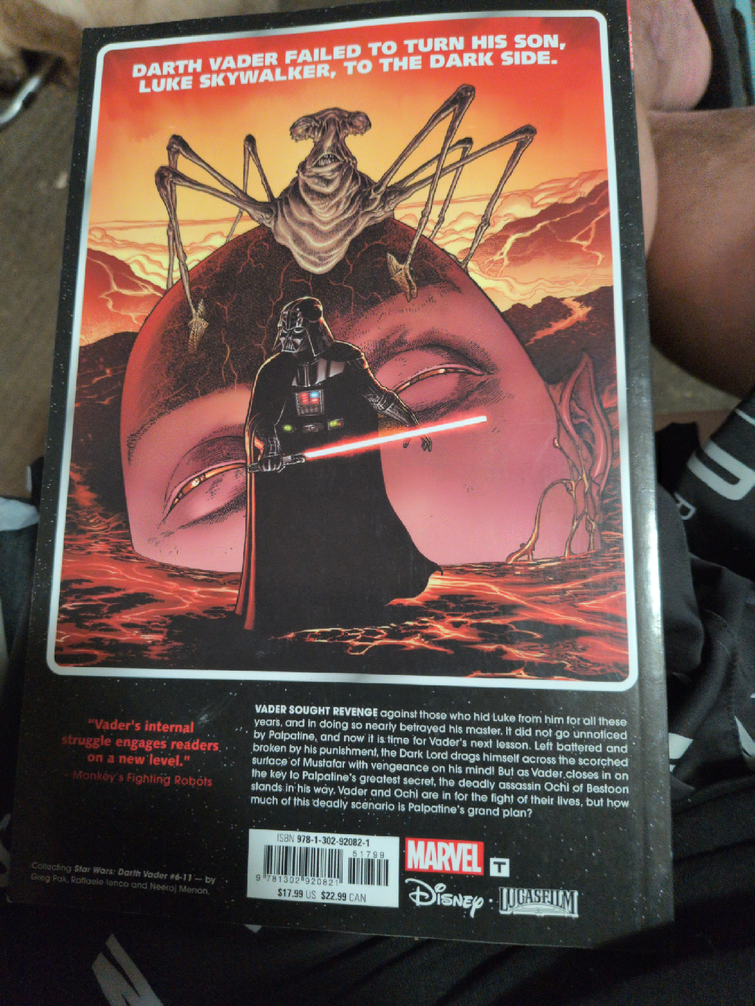 Star Wars Darth Vader: Into the Fire Comic Book - photo 2