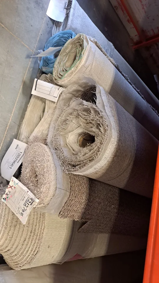 blow out sale assorted tiles, carpet, vinyl, and hardwood image indicator(7)