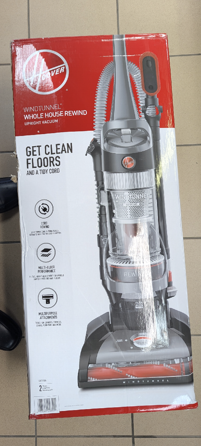 Hoover WindTunnel Whole House Rewind Vacuum - New in Box - photo 2