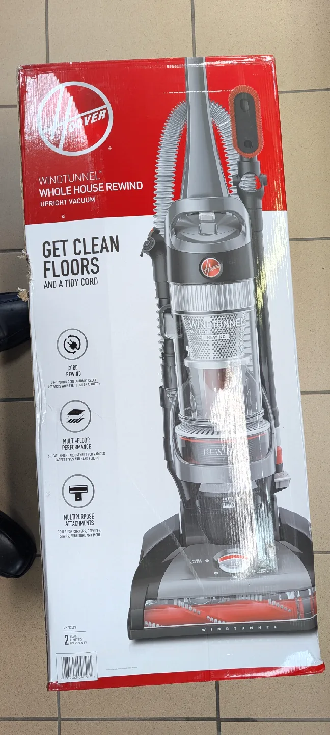Hoover WindTunnel Whole House Rewind Vacuum - New in Box image indicator(2)