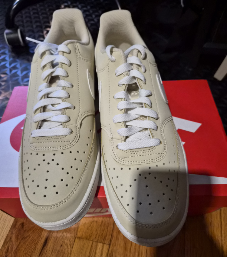 Nike Court Vision Low Next Nature Cream Sneakers - photo 2
