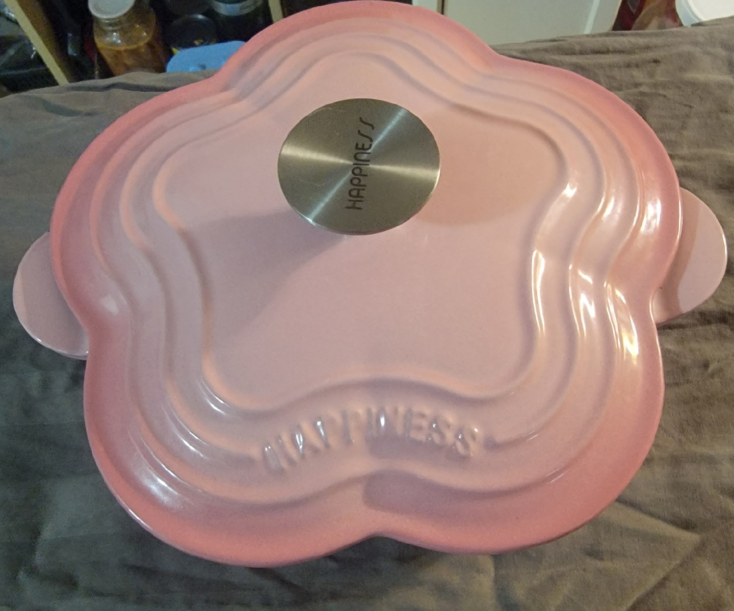 Happiness Flower Enameled Cast Iron - photo 2