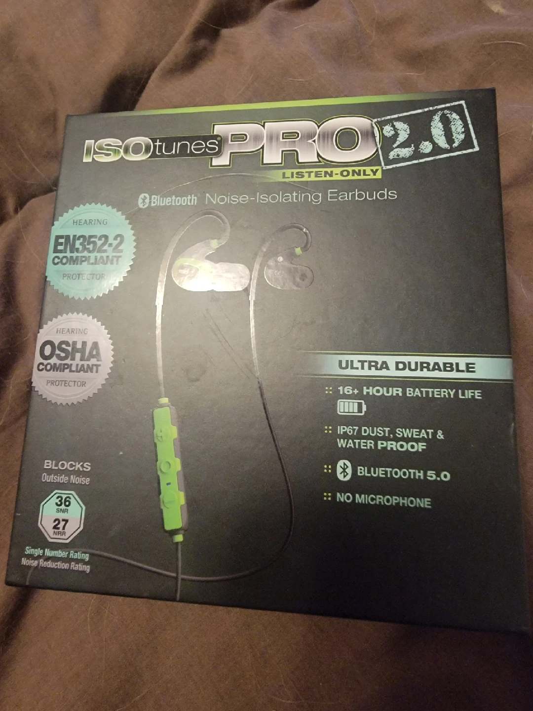 ISOtunes PRO 2.0 Noise-Isolating Earbuds