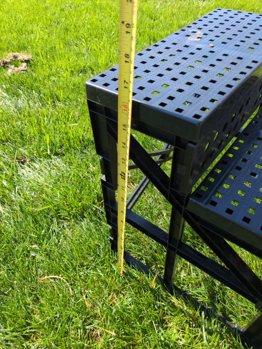 Black Plastic dog steps image indicator(3)