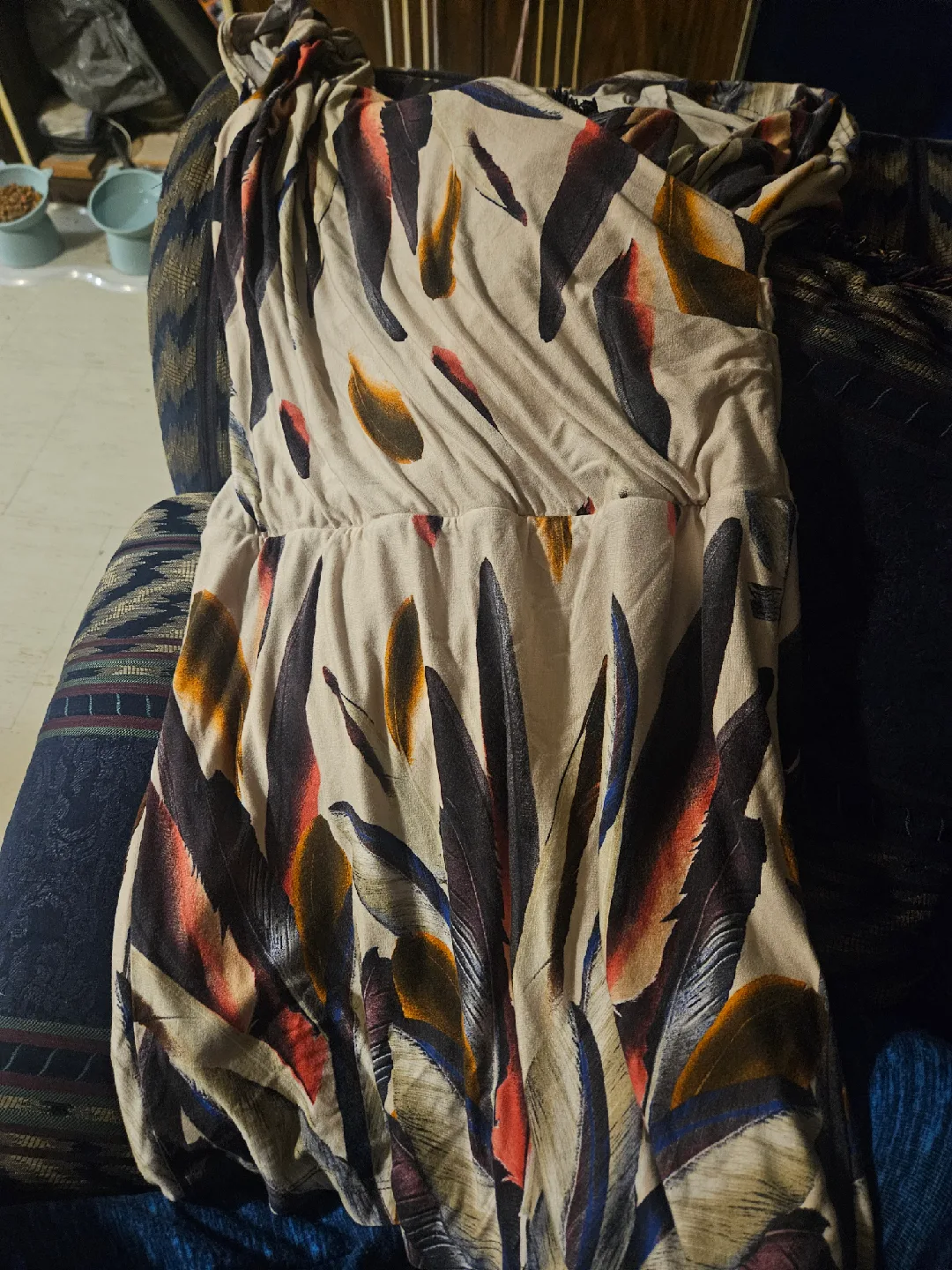 Le Chateau Dress - Feather Print thumbnail
