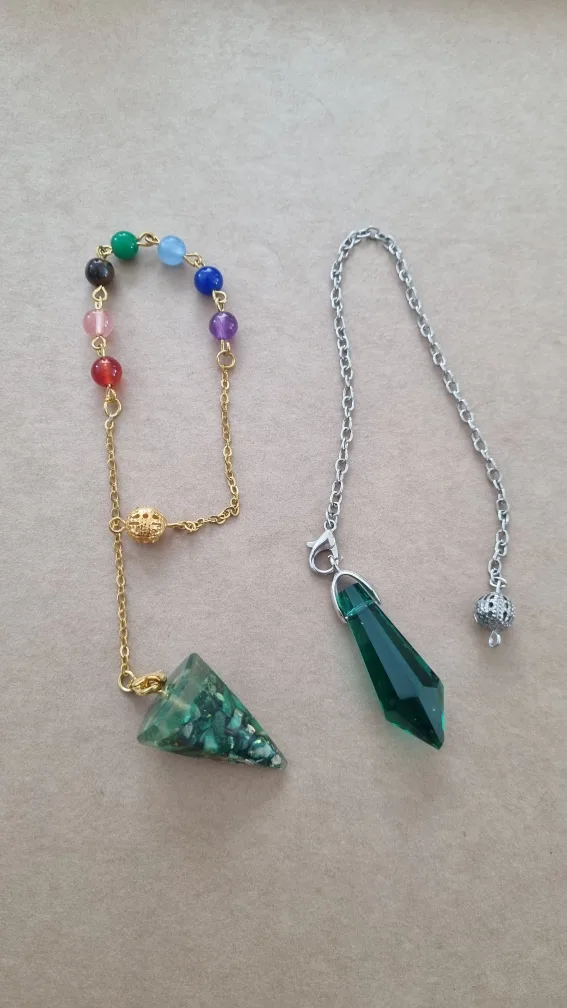 Two Pendulums - epoxy Green image indicator(2)