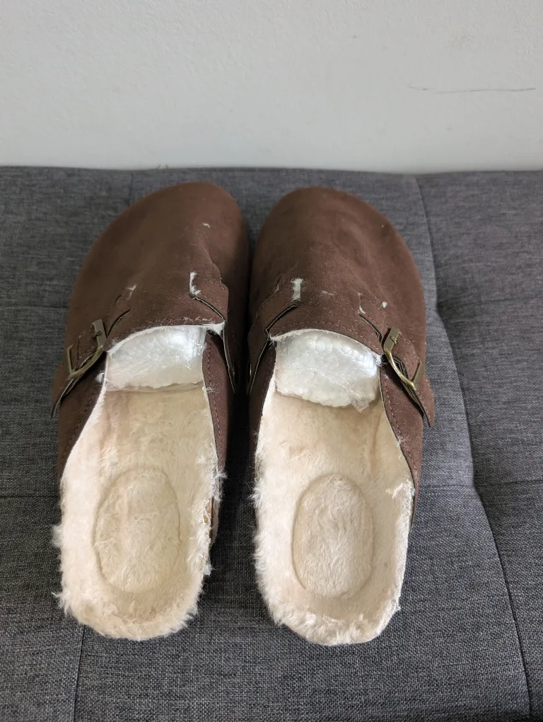 Brown & Beige Clogs - Size 42 image indicator(9)