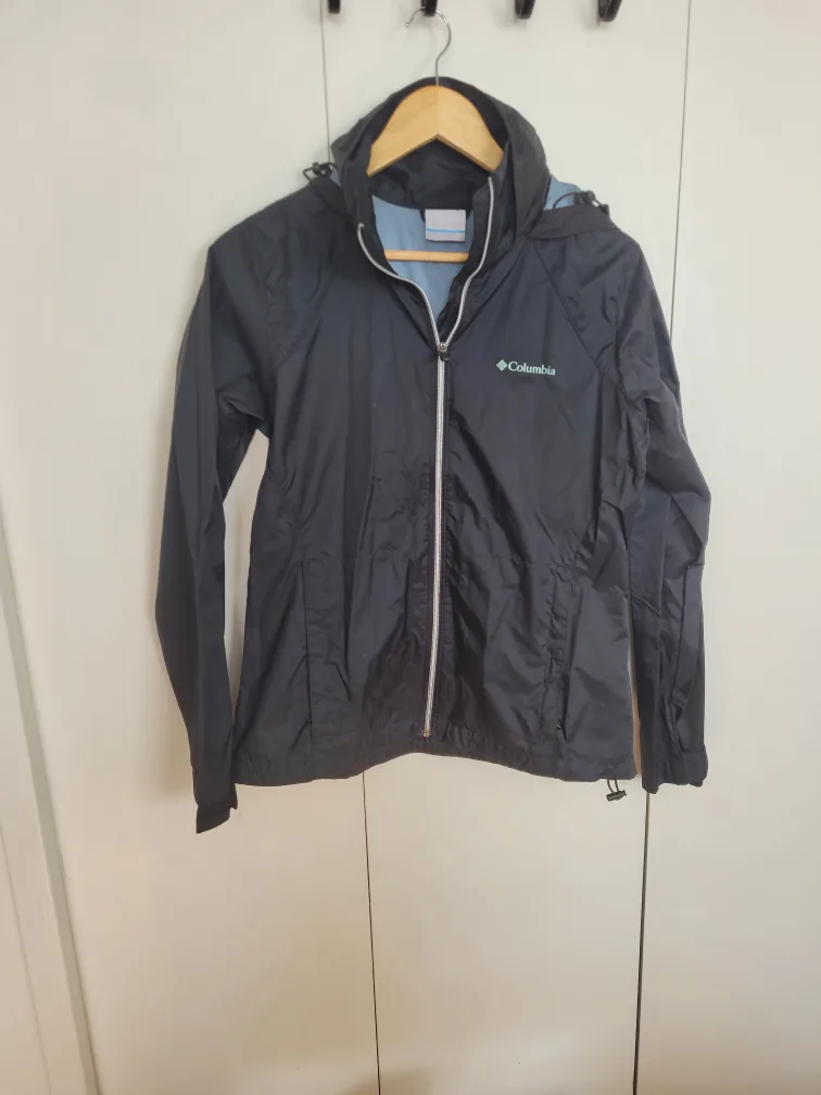 Columbia Black Rain Jacket WM thumbnail