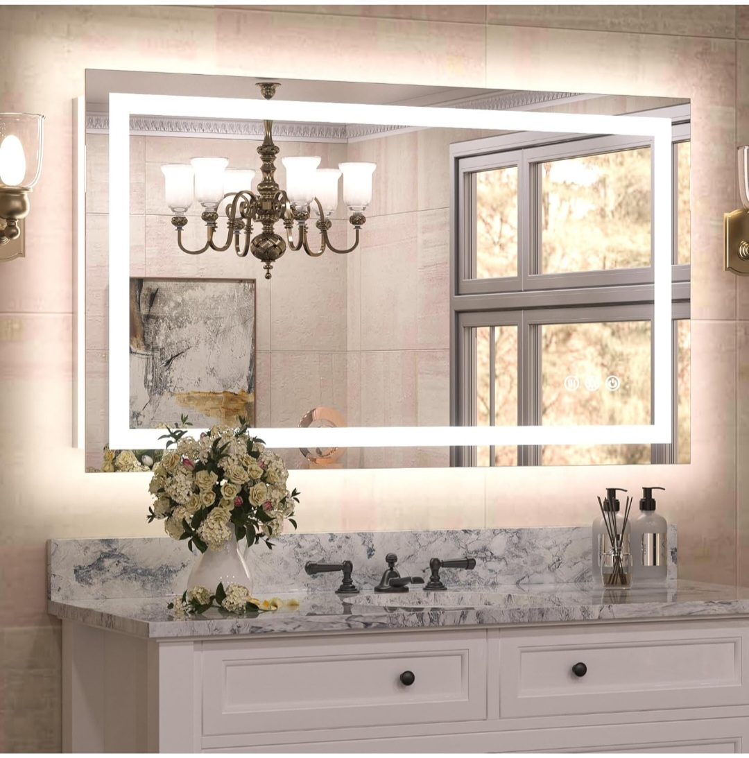 TETOTE LED Bathroom Mirror 40x24 in