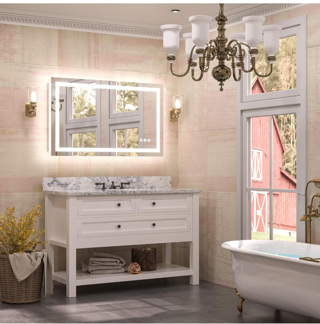 TETOTE LED Bathroom Mirror 40x24 in - photo 3
