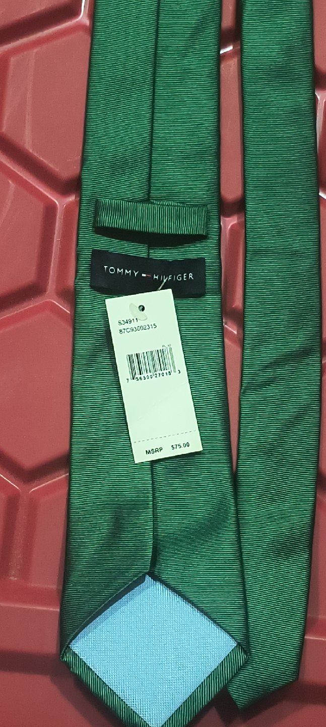 Tommy Hilfiger Green Necktie - New with Tags - photo 3