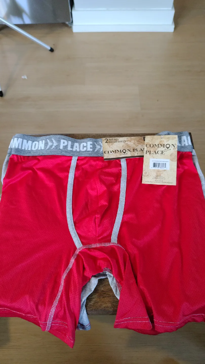 2pcs Common Place Men's Boxer Briefs - Size M thumbnail