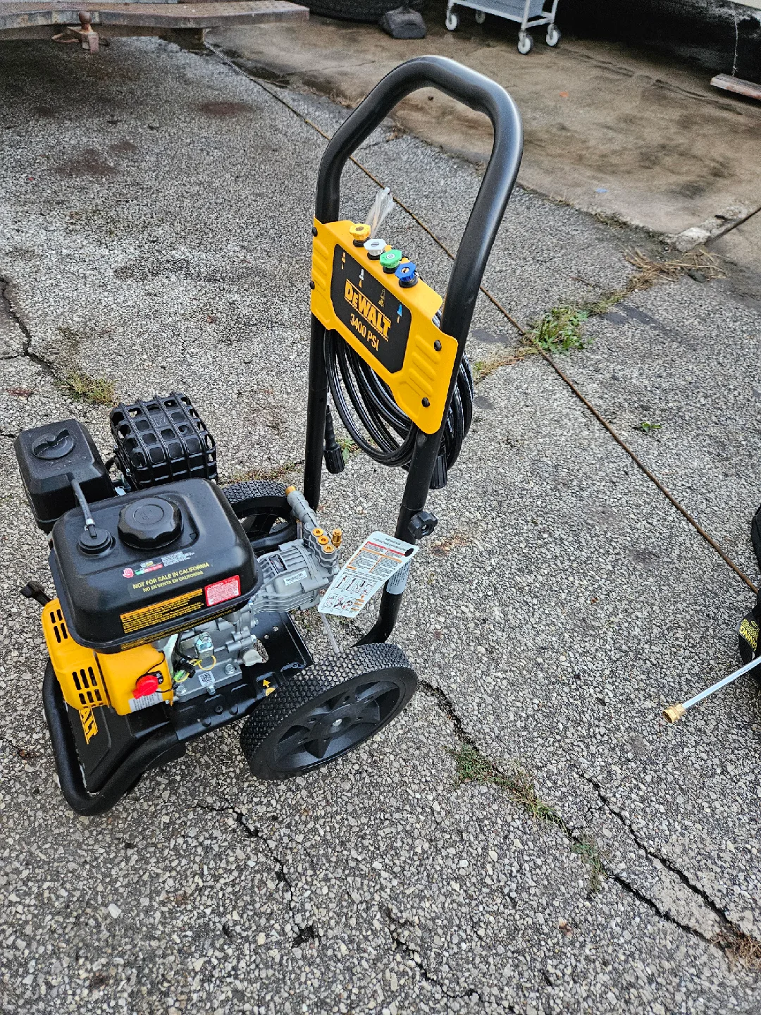 DeWalt  Pressure Washer image indicator(2)