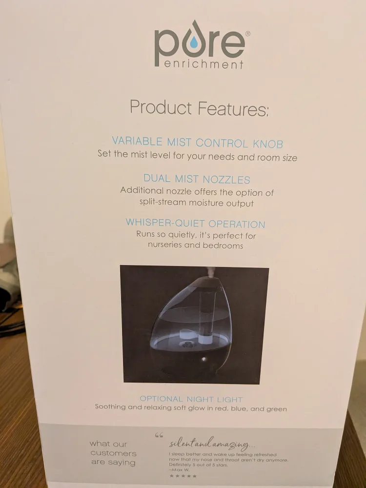 Pure Enrichment MistAire XL Humidifier image indicator(4)