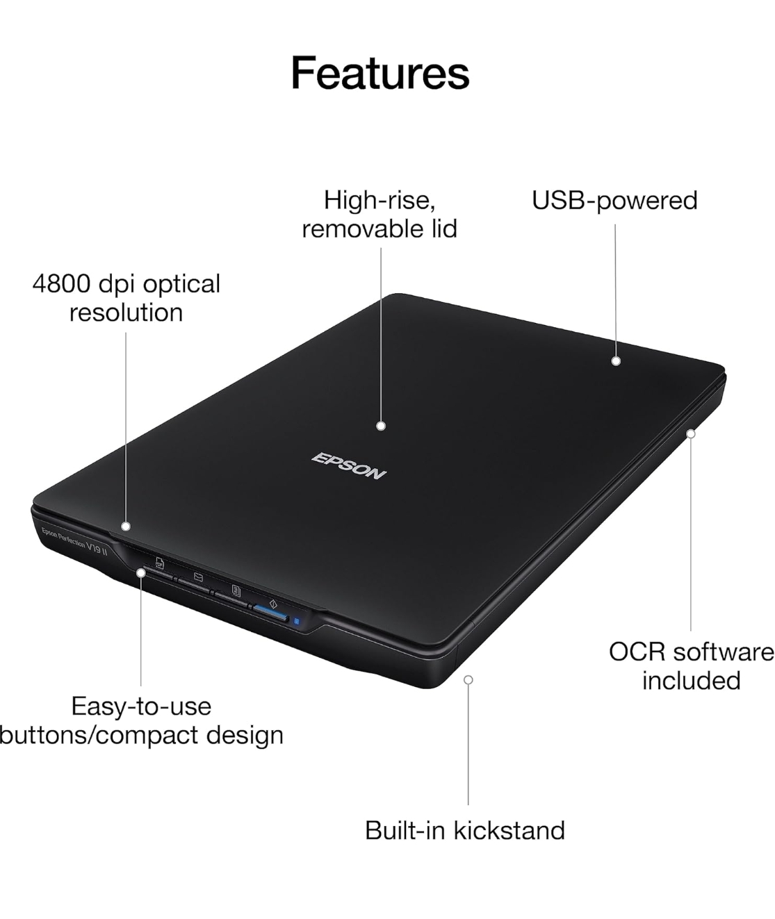 Epson Perfection V19 II Scanner - photo 3