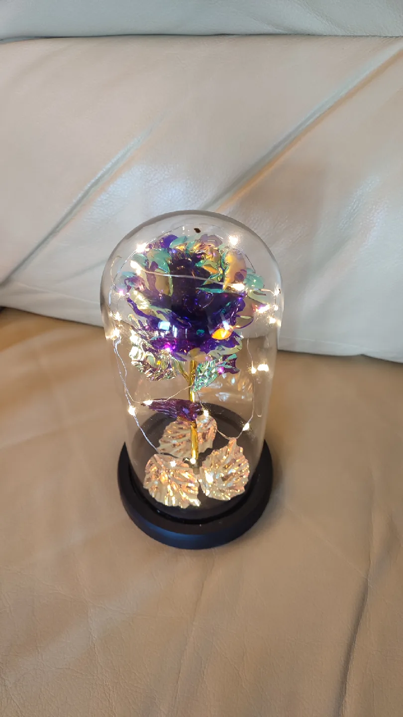 🧡Enchanted Rose Flower Lamp image indicator(3)