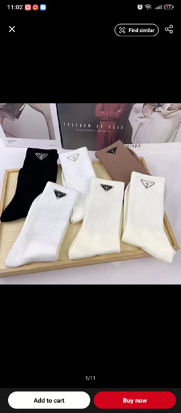 Prada Socks - Assorted Colours thumbnail