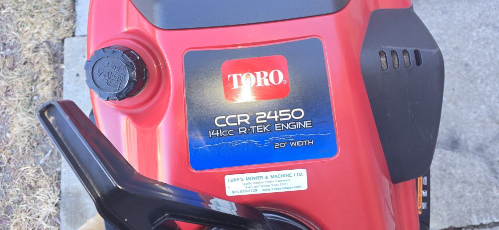 Toro CCR 2450 R-TEK Snowblower - 20" Width