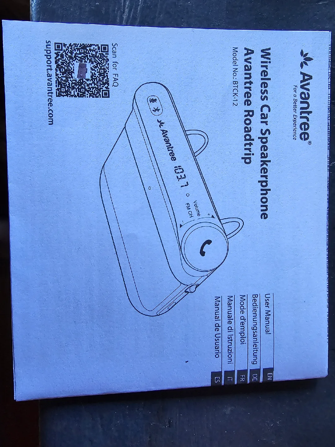 ❤️ Avantree Roadtrip Wireless Car Speakerphone image indicator(2)