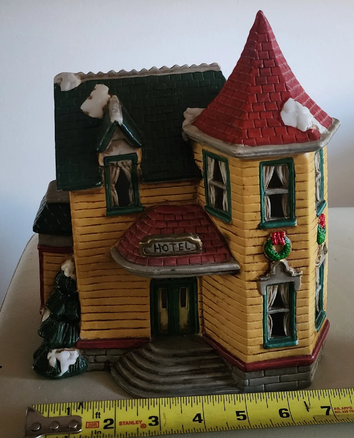 Lemax Hotel Lighted Building Figurine thumbnail