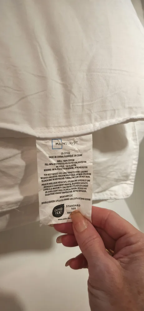 Mainstays Double/Queen Duvet/Quilt image indicator(3)