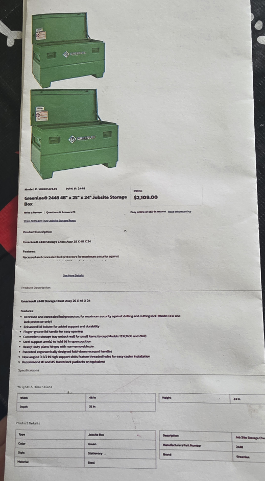 Greenlee tool box - photo 5