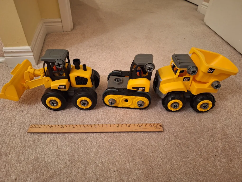CAT Toy Construction Vehicles - Set of 3 thumbnail