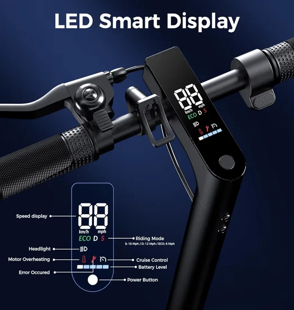Adult Electric Scooter -folds image indicator(8)